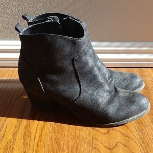 Black Franco Sarto booties